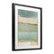 Stupell Industries Abstract Aqua Gradients Framed Print Under Glass, design by Caroline Gold